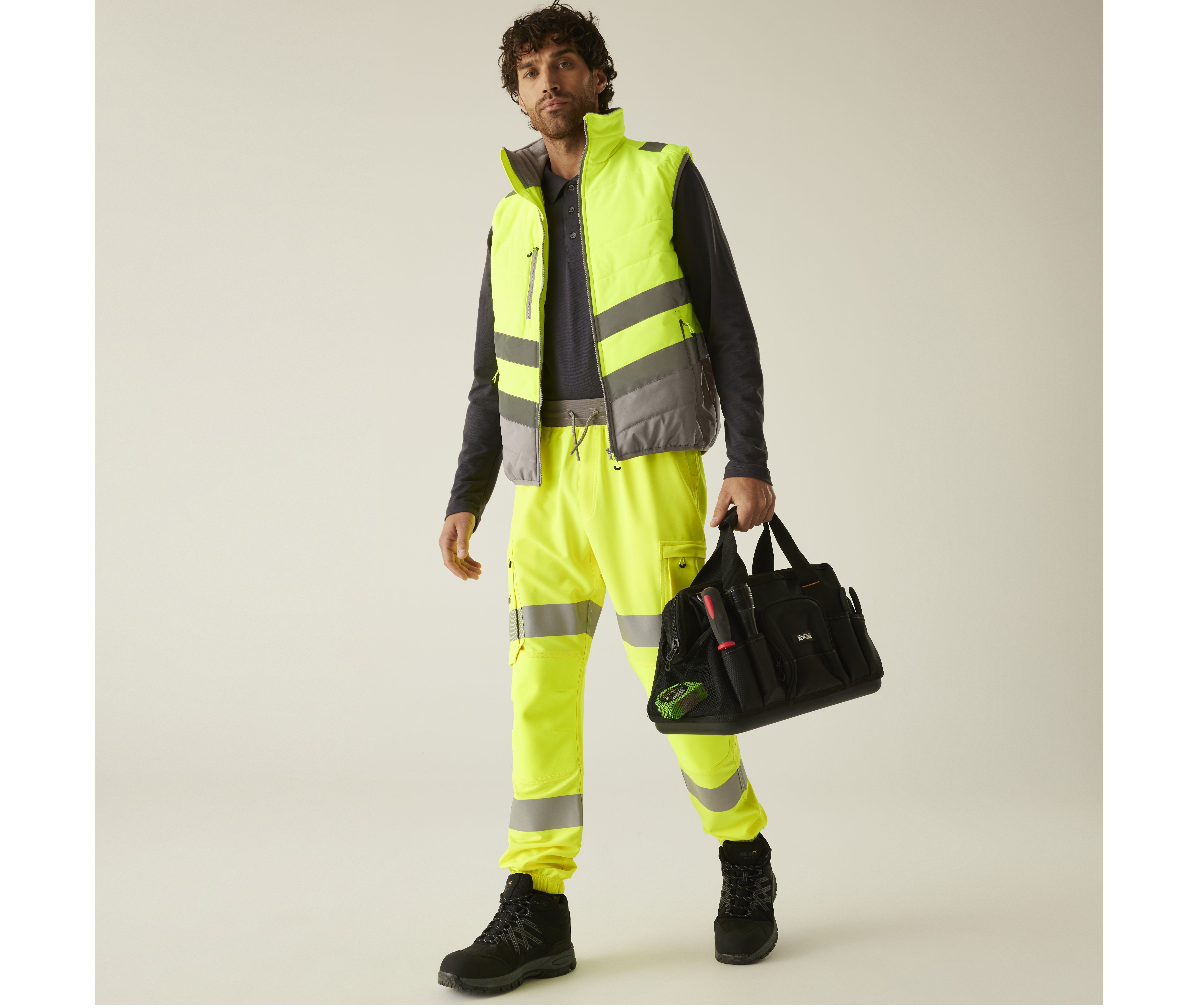 HI-VIS TWO TONE THERMAL BODYWARMER