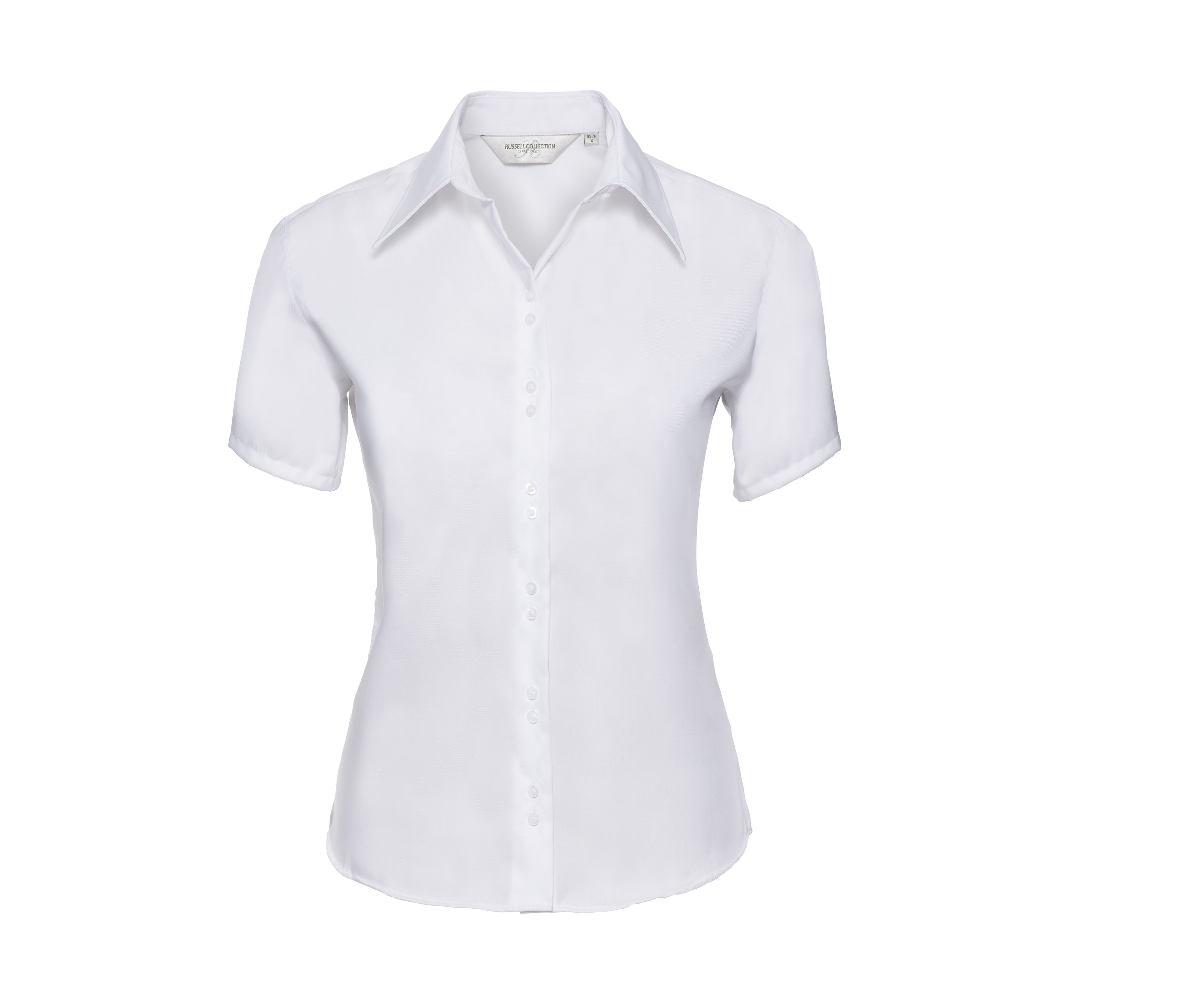 LADIES' SHORT SLEEVE TAILORED ULTIMATE NON-IRON SHIRT