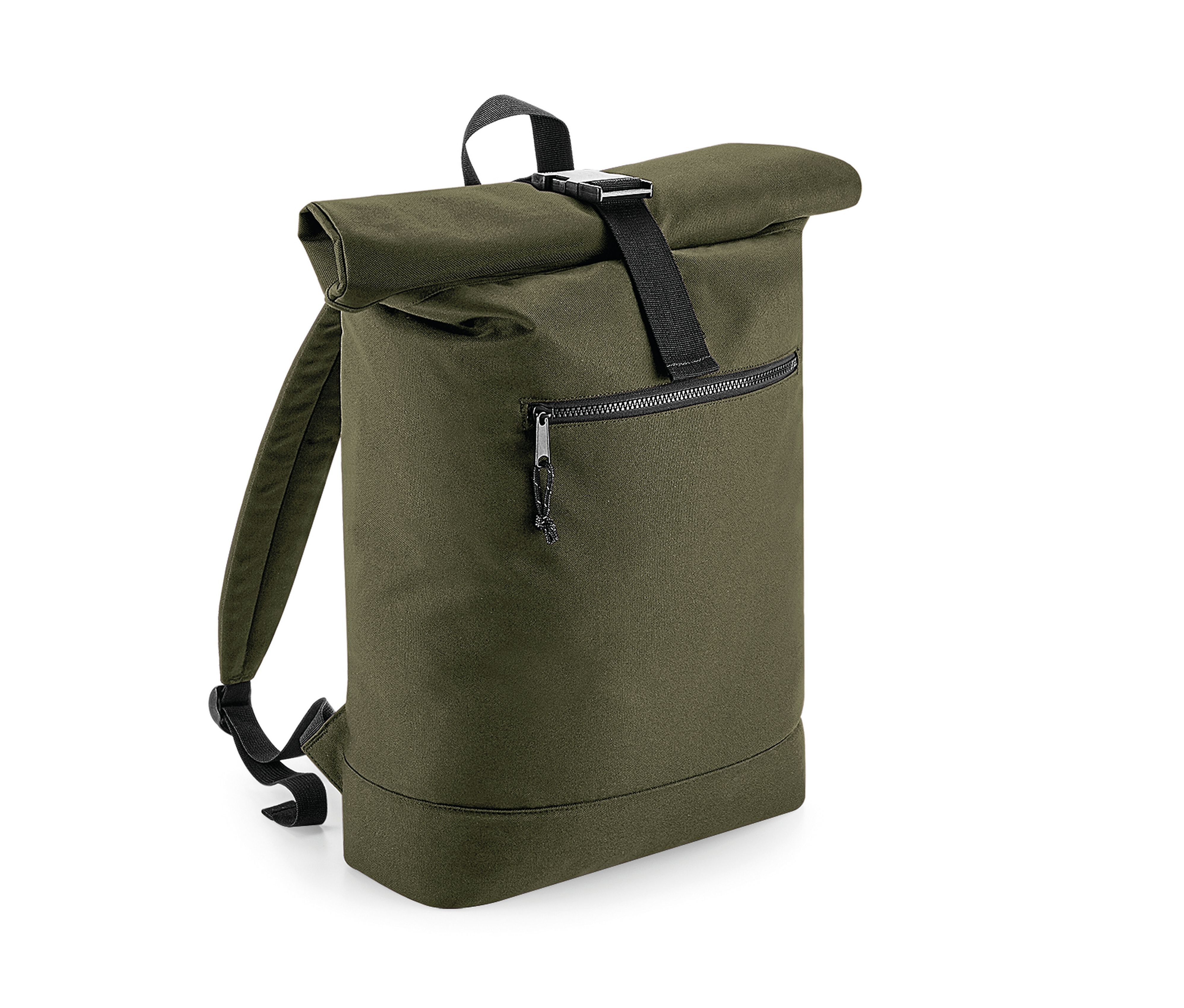 RECYCLED ROLL-TOP BACKPACK