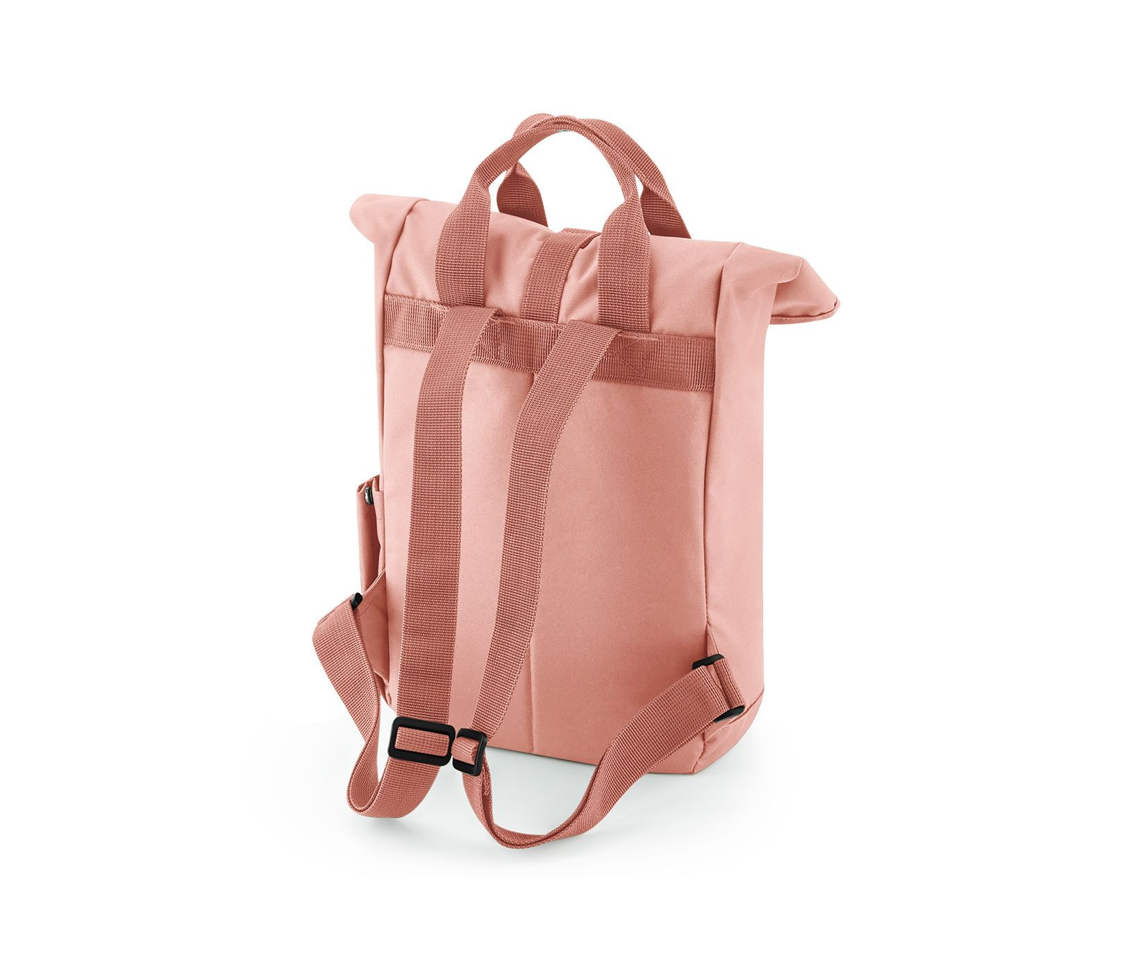 RECYCLED MINI TWIN HANDLE ROLL-TOP LAPTOP BACKPACK