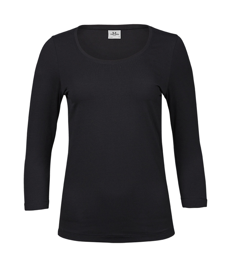 WOMENS STRETCH 3/4 SLEEVE TEE