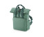 RECYCLED MINI TWIN HANDLE ROLL-TOP LAPTOP BACKPACK